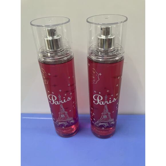 BATH & BODY WORKS PARIS Champagne FINE FRAGRANCE MIST SPRAY Rare Set - Picture 1 of 2
